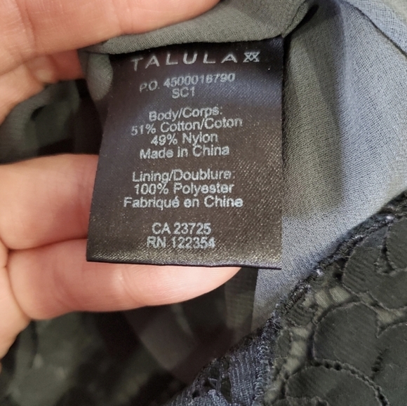 Aritzia Talula Lace Tank Top, Small - Picture 3 of 4